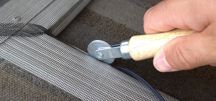 metal screen door repair in Rialto